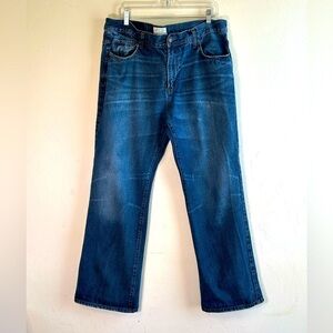 Aeropostale Driggs Slim Boot Cut Jeans in Medium to Dark Wash Sz 38x32